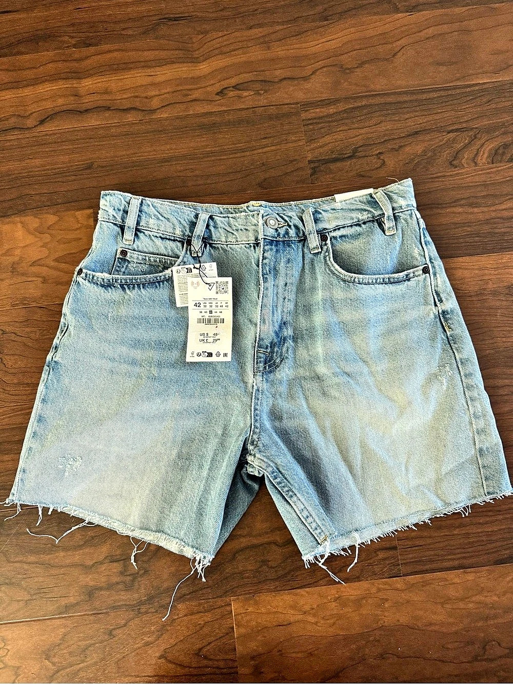 Zara Denim Shorts in Blue NWT